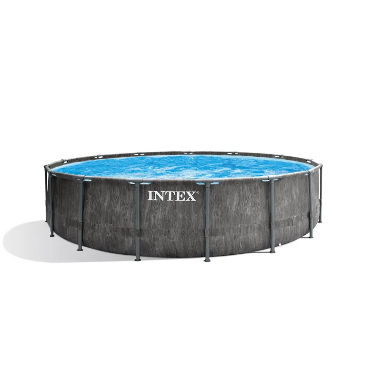 Piscina Rotonda Prisma Frame Greywood 457x122cm 26742NP