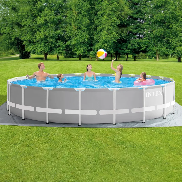 Piscina Rotonda Prisma Frame 610x132cm 26756NP - immagine 3