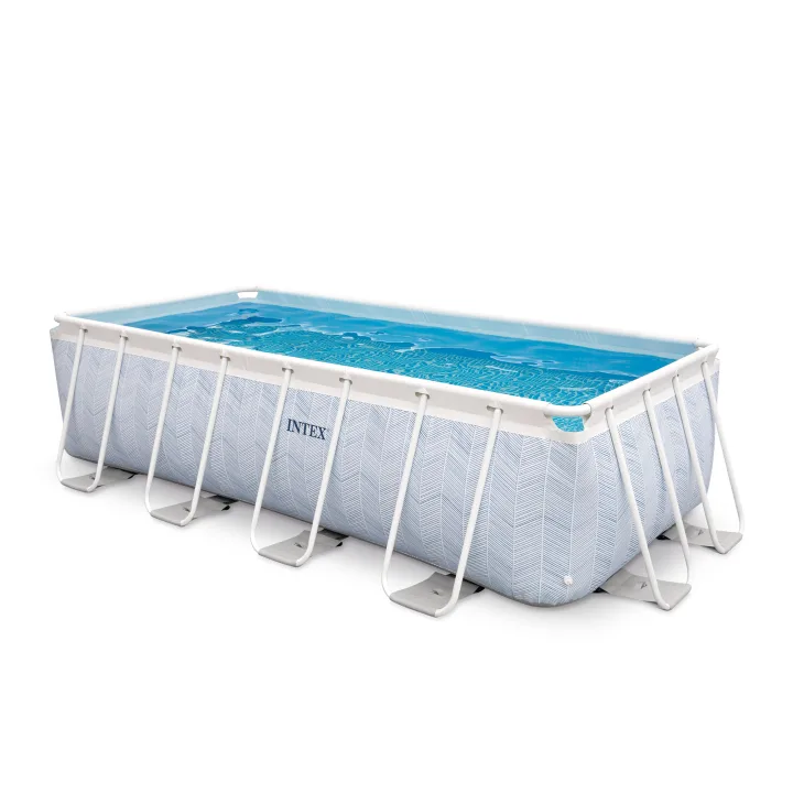 Piscina Rettangolare Prisma Frame Chevron 400x200x100cm 26780NP