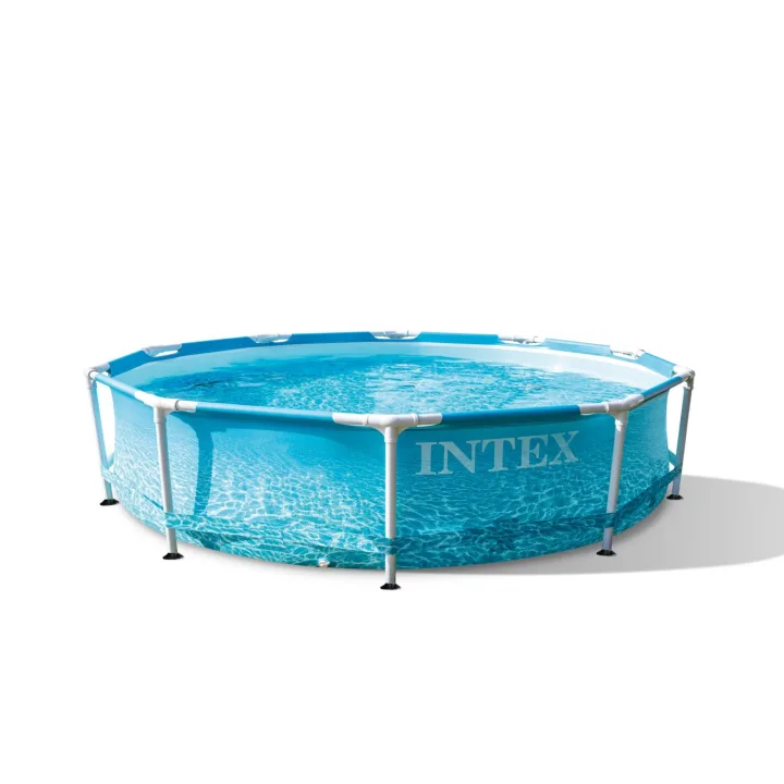 Piscina Rotonda Metal Frame Beachside 305x76cm 28208NP