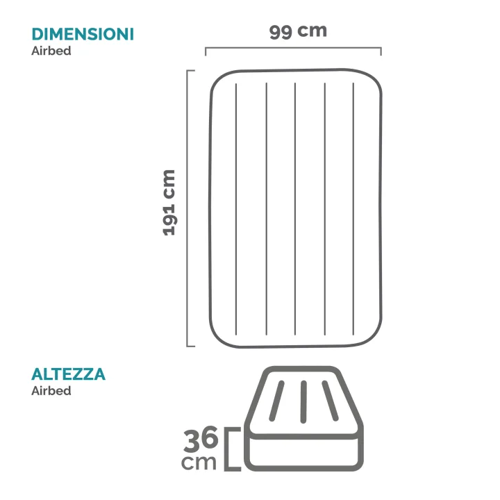 Airbed Dura-Beam Mid-Rise Comfort 64157 - immagine 8