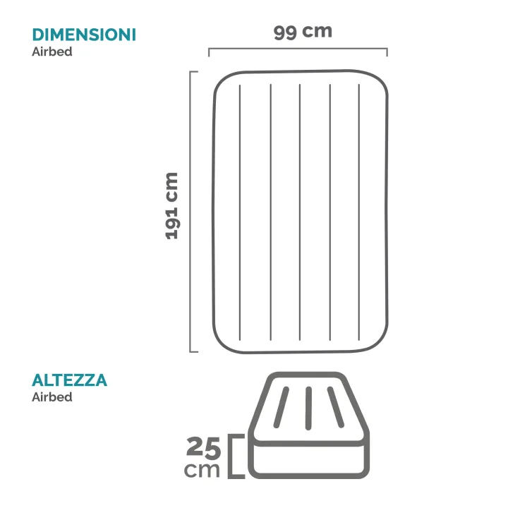 Airbed Dura-Beam Pillow Rest Classic 64146ND - immagine 7