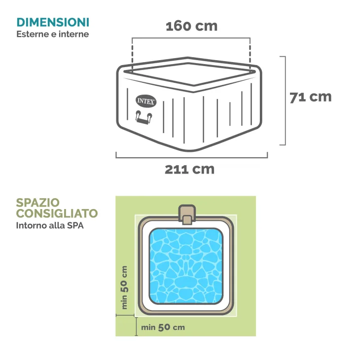 Spa Idromassaggio Calacatta Dual Zone | 4 posti - immagine 10